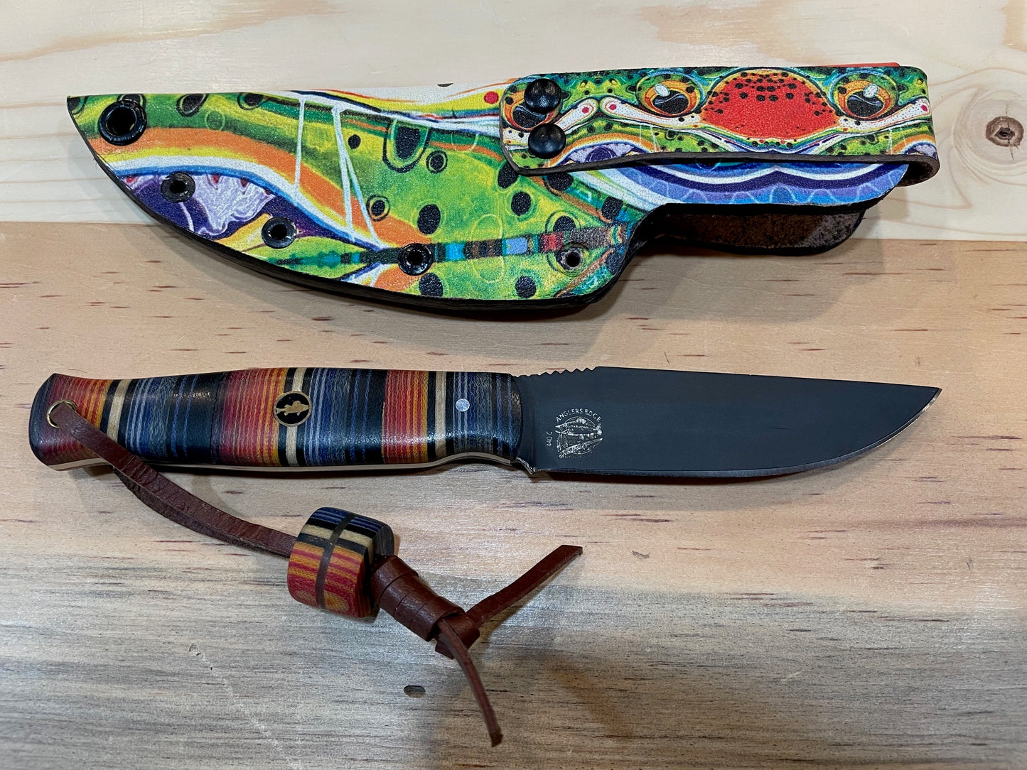 Anglers Edge Perca Puukko Micarta Handle