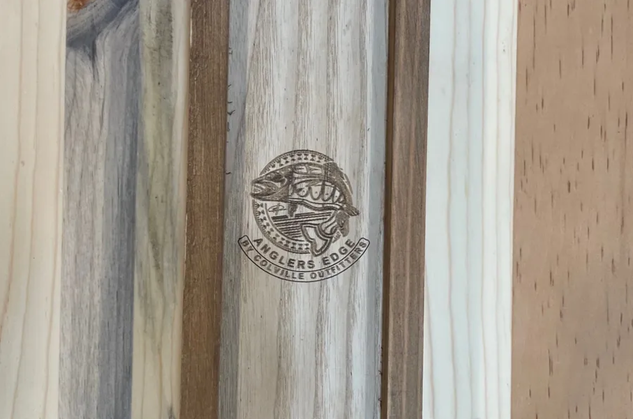 The Series 2 Brownie Knife Brown Trout Themed Full Tang Fixed Blade