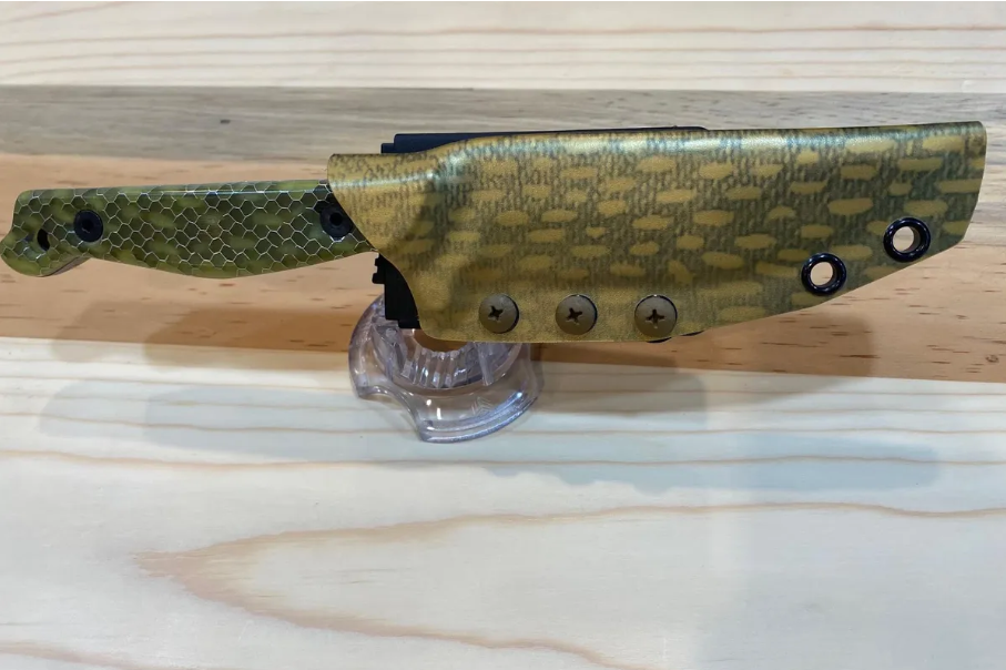 PRE ORDER The ESOX Knife Limited Edition "Northern Pike Inspired/Themed" USA MADE