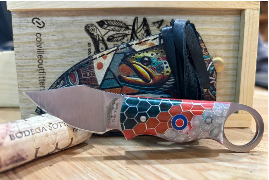 Anglers Edge Trib Tech Knife w/ Sheath #1