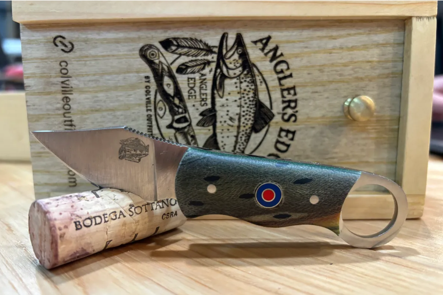 Anglers Edge Trib Tech Knife w/ Sheath # 4