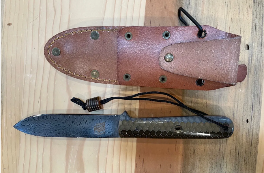 Carphart Knife- Damascus