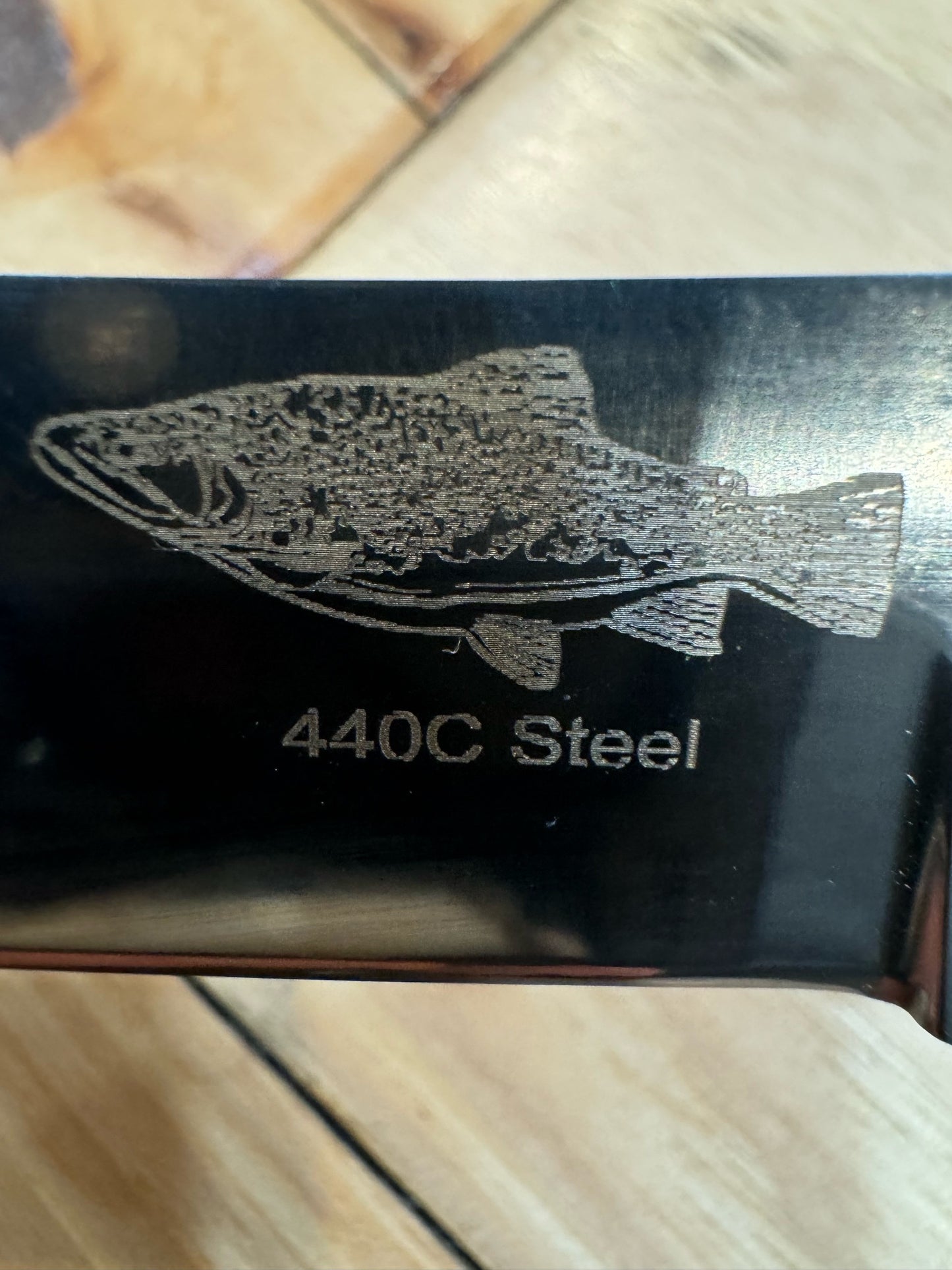 Anglers Edge Trout Micarta Handle Folding Knife