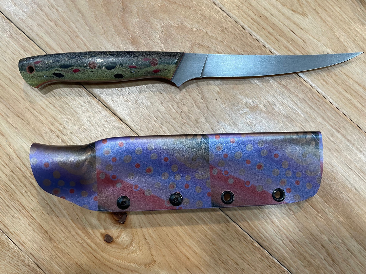 Red Crow Anglers Edge Collab Fillet Knife