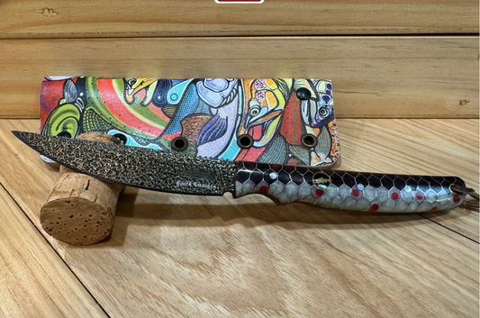 Anglers Edge Earth Kwaiken Brown Trout Knife EK2