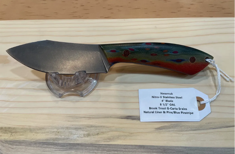 Nessbrook Brook Trout Themed Fixed Blade