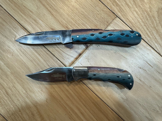 Anglers Edge Steelhead Micarta Handle Folding Knife